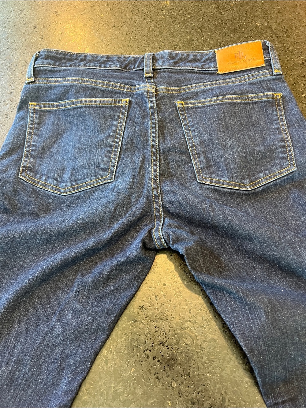 Ralph Lauren Dark Indigo Straight Leg Jeans - Picture 4 of 5